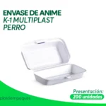 ENVASE DE ANIME K-1 MULTIPLAST 200 un PERRO