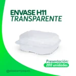 ENVASE H11 TRANSPARENTE 200