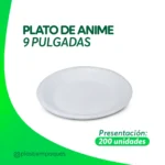 PLATO DE ANIME 9 PULGADAS 200 un