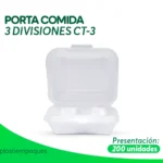 PORTA COMIDA 3 DIVISIONES T-3X200 un CT-3
