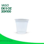 VASO DE 5 20X100