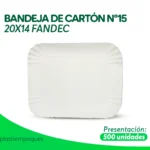 Bandeja de carton 500 unidades