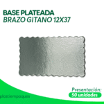 Base plateada 12x37 para repostería