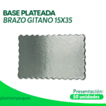 Base plateada 15x35 para repostería