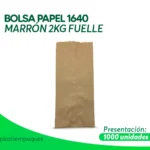 BOLSA PAPEL 1640 MARRON 2KG FUELLE 1000 UNI