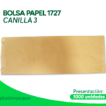 BOLSA PAPEL 1727 CANILLA 3 1000 UNI