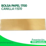 BOLSA PAPEL CANILLA 1 1570 1000 UNI