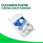 CUCHARITA POSTRE CREMA 50X20 SINMAR