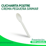 CUCHARITA POSTRE CREMA PEQUEÑA 1000 un SINMAR