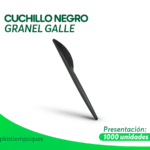 CUCHILLO NEGRO GRANEL 1000 un GALLE