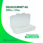 DELIGOURMET 6G X 100 UNI 690cc / 23oz