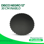 DISCO NEGRO 12" 30 CM 20 un INABLO