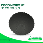 DISCO NEGRO 14" 36 CM 20 un INABLO