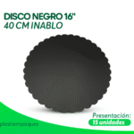 DISCO NEGRO 16" 40 CM 15 un INABLO
