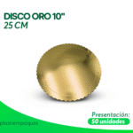 DISCO ORO 10" 25 CM 50 un
