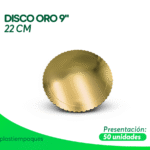 DISCO ORO 9" 22 CM 50 un