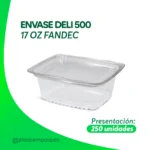ENVASE DELI 500 17oz FANDEC 250 UNI