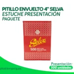 PITILLO ENVUELTO 4 ESTUCHE PRESENTACIÓN PAQUETE DE 500 un SELVA