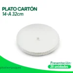 PLATO CARTON 14-A 32cM 25 UNI