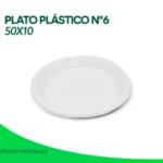 PLATO PLÁSTICO N°6 50X10