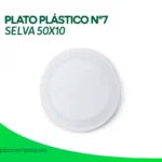 PLATO PLÁSTICO N°7 SELVA 50X10
