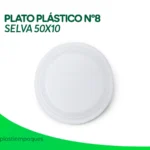 PLATO PLÁSTICO N°8 SELVA 50X10
