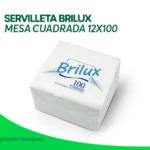 SERVILLETA BRILUX MESA CUADRADA 12X100