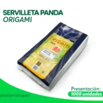 SERVILLETA PANDA ORIGAMI 1000 un