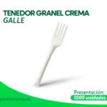 TENEDOR GRANEL CREMA 1000 un GALLE