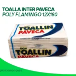 TOALLA INTER PAVECA POLY FLAMINGO 12X180
