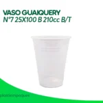 VASO GUAIQUERY N°7 25X100 B 210cc B/T