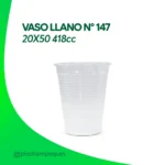 VASO LLANO N° 147 20X50 418cc