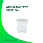 VASO LLANO N°37 50X100 74cc