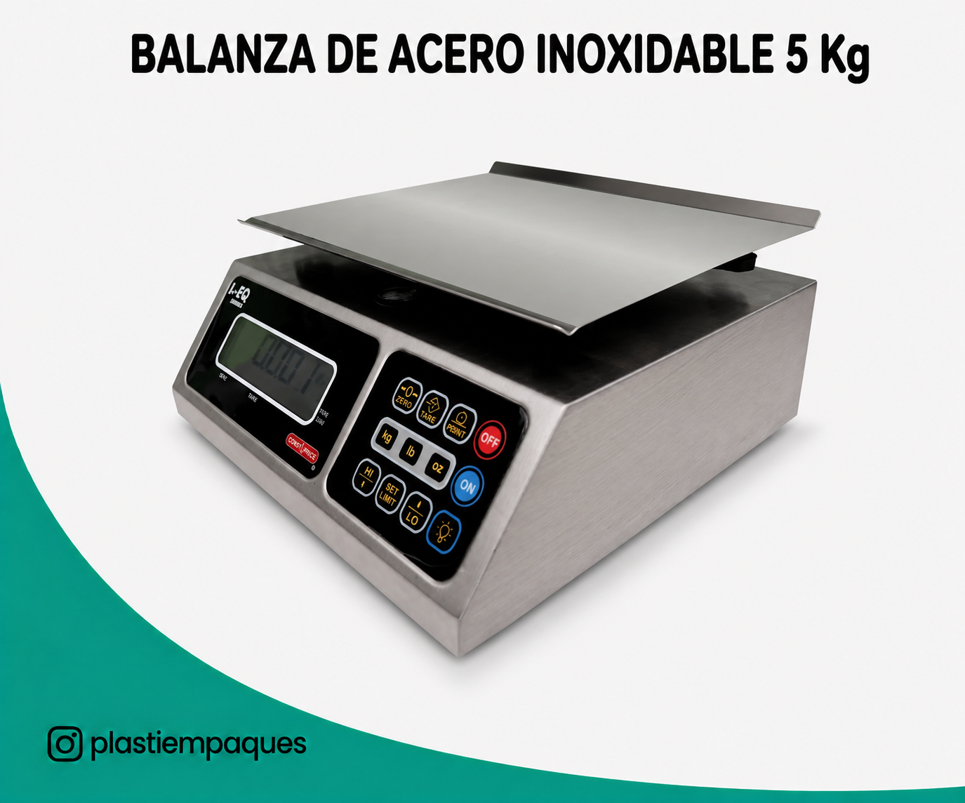BALANZA-DE-ACERO-INOXIDABLE-5-Kg BALANZA DE ACERO INOXIDABLE 5 Kg - Imagen 1
