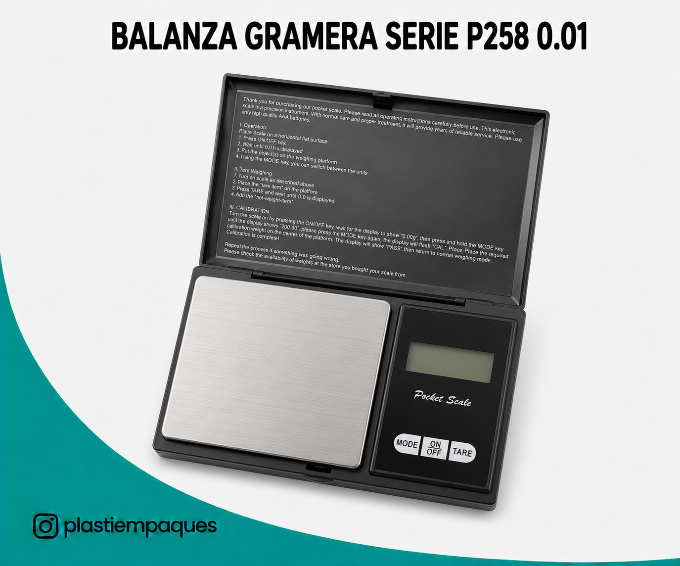 BALANZA-GRAMERA-SERIE-P258-0.01 BALANZA GRAMERA SERIE P258 0.01 - Imagen 1