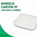 BANDEJA CARTON 19" 14x8 500 Unds FANDEC