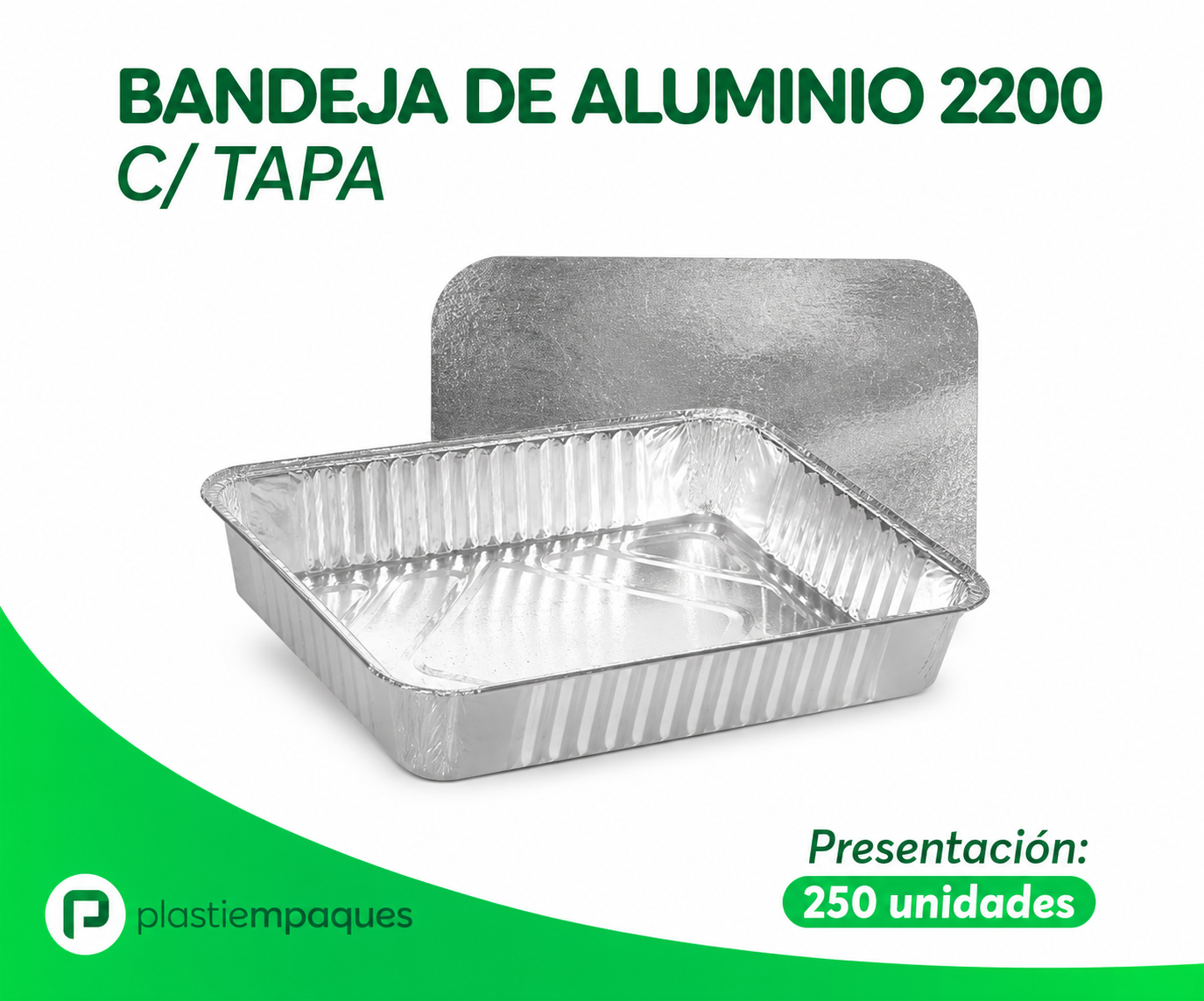 BANDEJA-DE-ALUMINIO-2200-C-TAPA DETAL ALUM 2200 C/ TAPA - Imagen 1