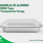 DETAL ALUMINIO 9000 Tapa Transp Gonga 50 Unds