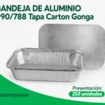 BANDEJA ALUMINIO 990/788 T/Carton 500 Unds