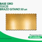 BASE ORO 15X35 BRAZO GITANO 50 un