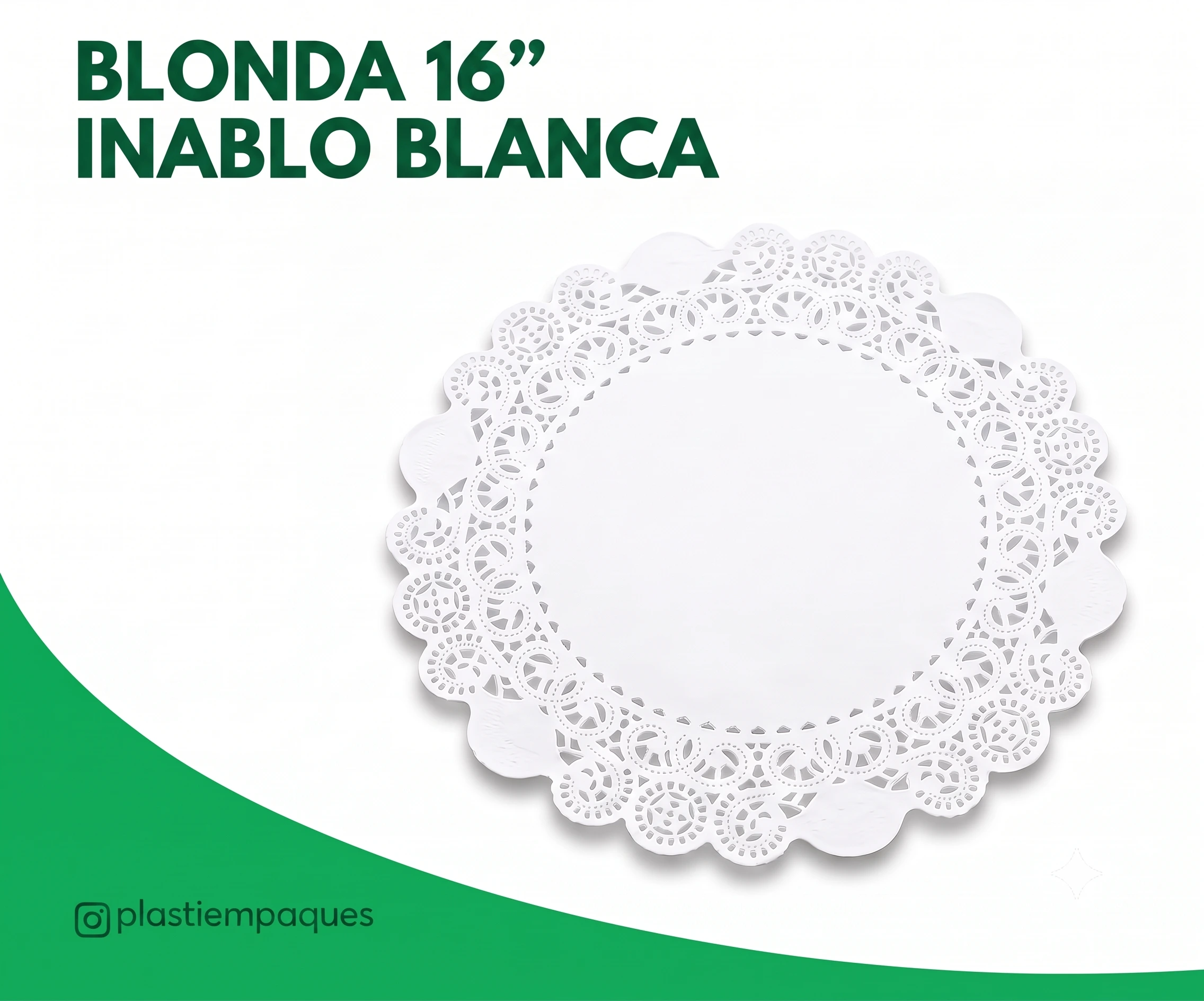BLONDA-16-INABLO-BLANCA BLONDA 16" INABLO BLANCA - Imagen 1