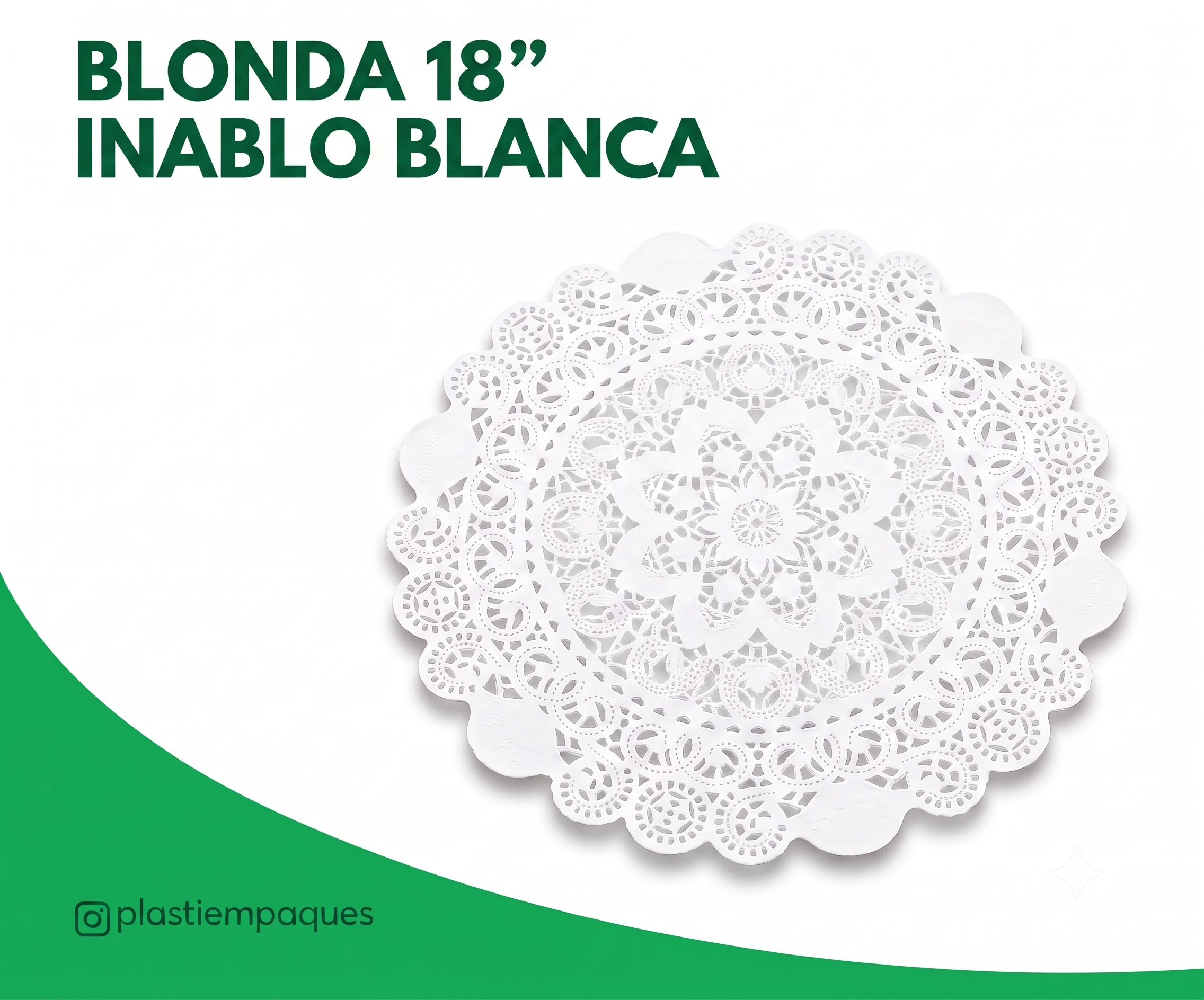BLONDA-18-INABLO-BLANCA BLONDA 18" INABLO BLANCA - Imagen 1