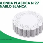 BLONDA PLASTICA N 27 INABLO BLANCA
