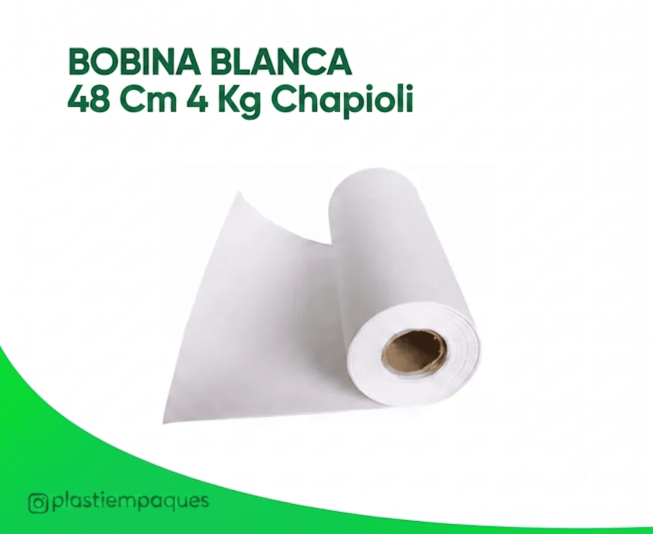 BOBINA-BLANCA-48-Cm-4-Kg-Chapioli BOBINA BLANCA 48 Cm 4 Kg Chapioli - Imagen 1