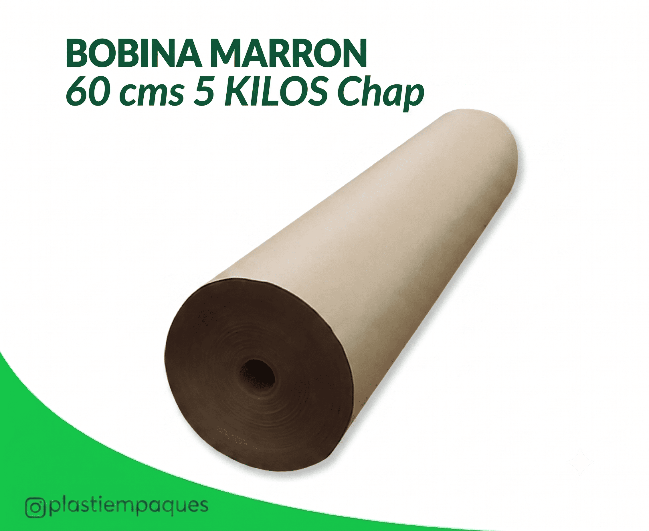 BOBINA-MARRON-60-cms-5-KILOS-Chap BOBINA MARRON 60 cms 5 KILOS Chap - Imagen 1