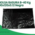 BOLSA BASURA B-40 Kg 90x120x0.12 Negra