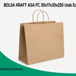 BOLSA KRAFT ASA F/C 30x17x30 250 Unds Eco