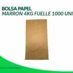 BOLSA PAPEL MARRON 4KG FUELLE 1000 UNI