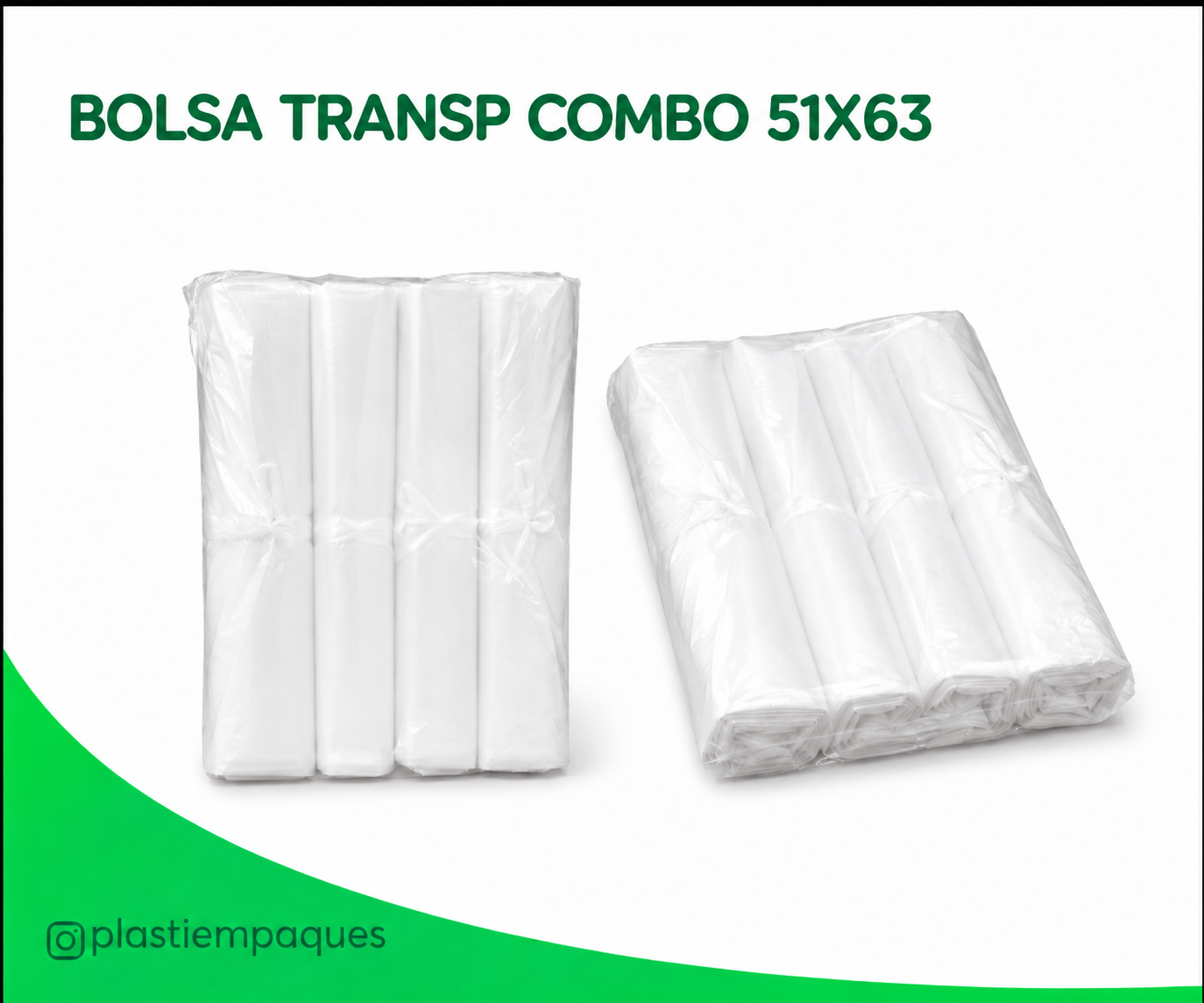 BOLSA-TRANSP-COMBO-51X63 BOLSA TRANSPARENTE COMBO 51X63 - Imagen 1