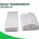 BOLSA TRANSPARENTE 25X50X14